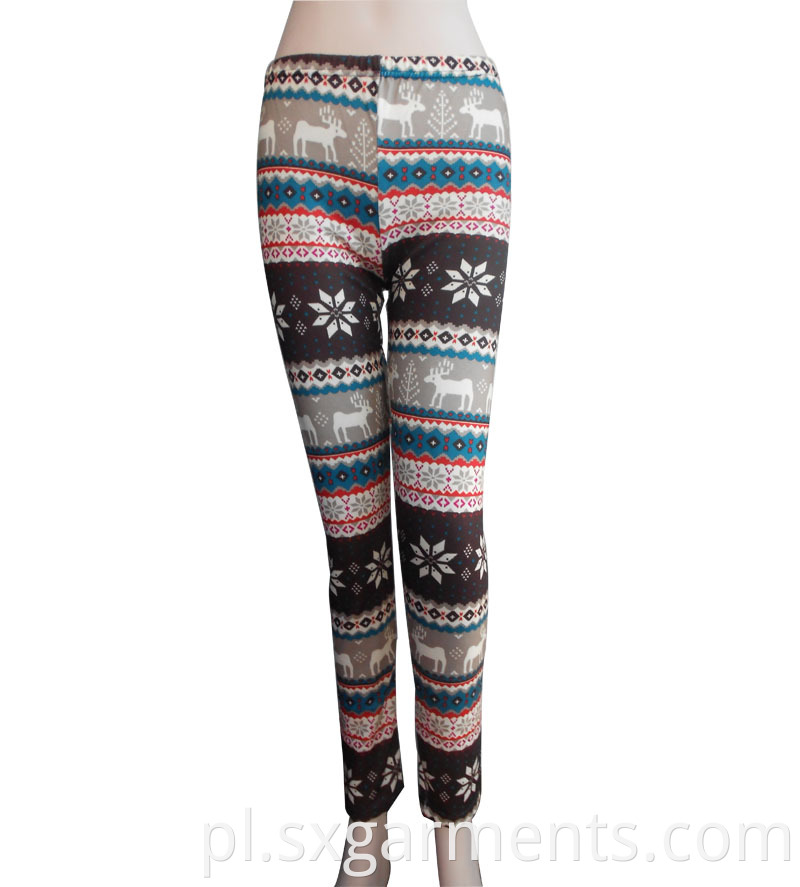 Lady's 98%polyester 2%spandes Leggings